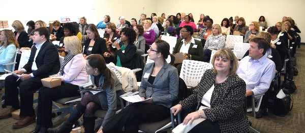 In November, the Women in Intelligence Group Fall Speaker Series attendees take in the days discussions.