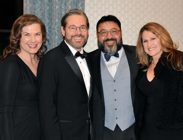 In February, attendees pose for a photo during the Valentine Gala.