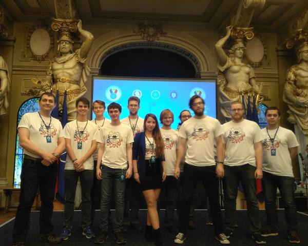 In October, the Czech Cyber Team gather for a photo.