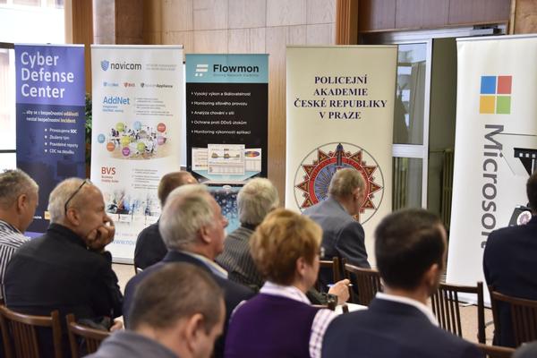 The audience listens intently to the presentations at the one-day September conference.