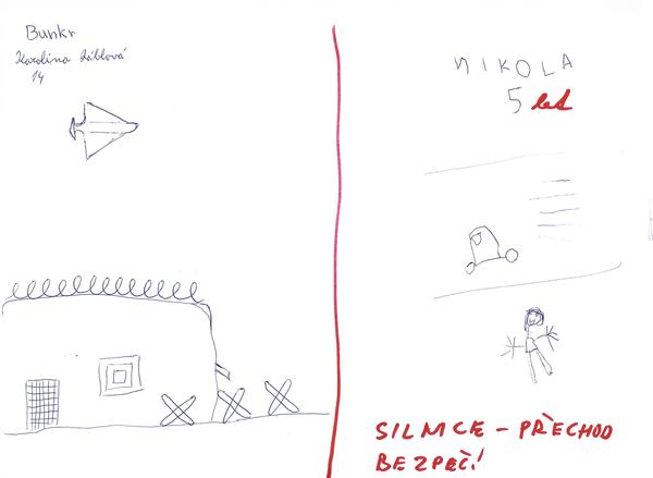 Children drew what their definitions of 