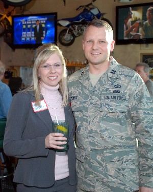 In March, the chapter held a networking event for young professionals in government, military and industry.