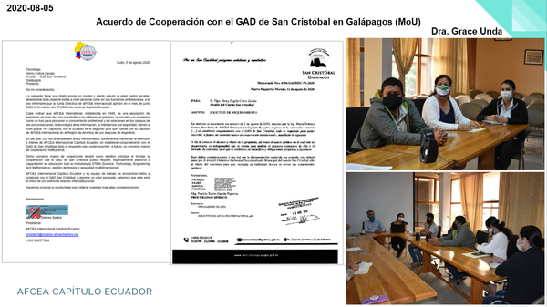 (From I-r) Memorandum of Understanding and GAD request are presented in August. Grace Unda and the municipality work team analyze the document’s legal framework in regard to development and establishing its nature and reciprocal obligations.