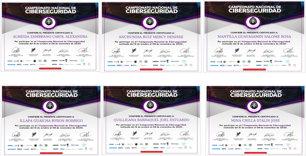 During the November event, many individuals receive certificates of achievement.