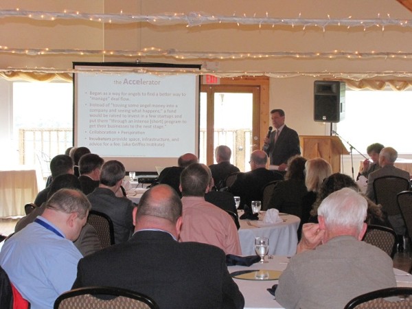 In May, George Duchak, Air Force Research Laboratory Information Directorate director, discusses the results of a market survey that he conducted comparing the high tech market growth of the West Coast to the New England area.