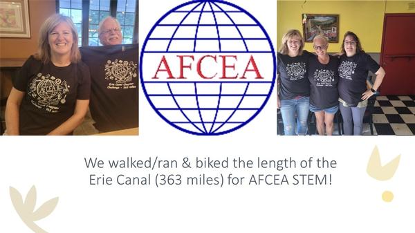 In August, chapter members celebrate getting fit to benefit the STEM scholarship fund.