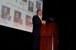 In June, the keynote speaker Arthur L. Wachdorf, senior adviser for intelligence and cyber operations, 24th Air Force, Air Force Space Command, Lackland Air Force Base, Texas, presents technology challenges associated with mission assurance.