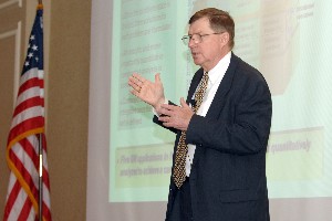 In August, keynote speaker Dr. Ronald C. Jost, deputy assistant secretary of defense for C3, Space and Spectrum, shares his perspective on the Global Information Grid and airborne networks.