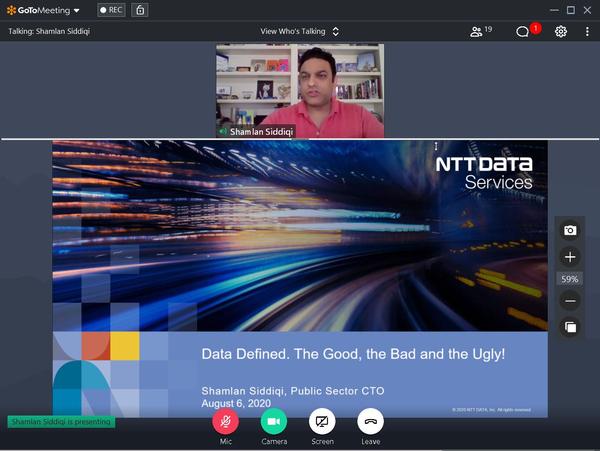 At the August virtual meeting, Siddiqi discusses the good, the bad and the ugly when it comes to data.