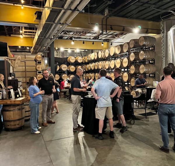 Attendees enjoy the Cyber Pairing event in September.