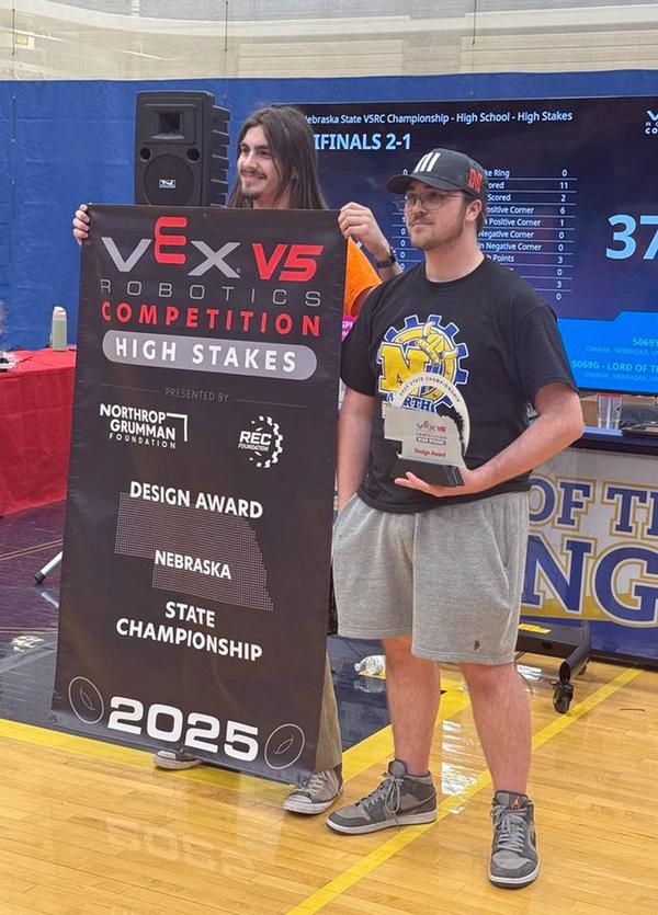 Pictured are Bryton Bower (l) and Chase Langan (r), both members of Team 