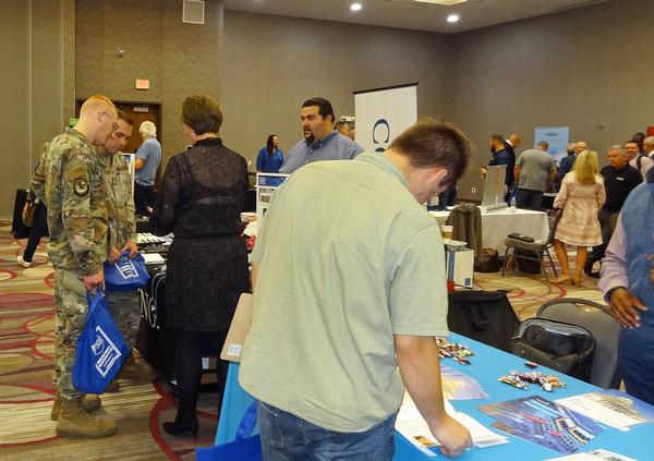 In October, chapter members enjoy the FDAE Technology Expo.