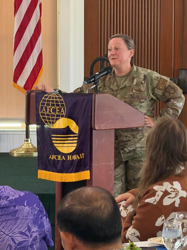 Davis challenges the contractor community to bring forward ideas and cross-pollinate opportunities across Pacific commands.