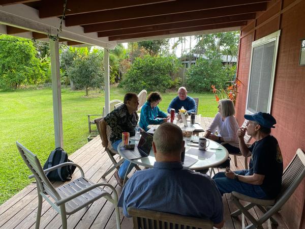 February's gathering is held off-site.