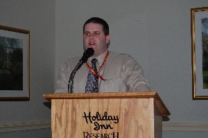 In November, Rick Tuggle, chapter scholarship director, proves updates on the chapter scholarship program and plans for TechNet South in October 2008 in Huntsville, Alabama.