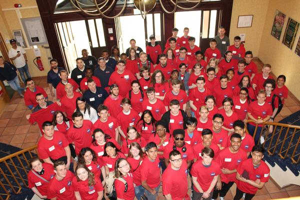 The chapter's first SkillsUSA event attracted 70 students to the April competition.