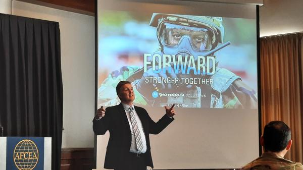 In November, John Pauls, a senior manager for Motorola Solutions Inc., speaks at the chapter event on radio frequency technology now and in the future.