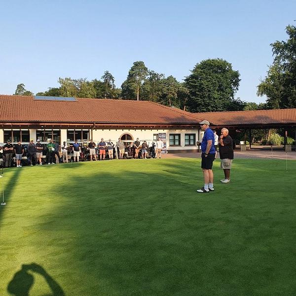 Participants enjoy the Annual AFCEA Chapter 158 Golf Tournament for STEM held during TechExpo week in July.