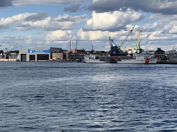 5K Run/Walk for STEM participant Evan Gaj shares this beautiful photo of the Portsmouth Naval Shipyard, New Hampshire, taken during his run this year. in September/October (Photo a winner in the race's "Best Picture" category). 