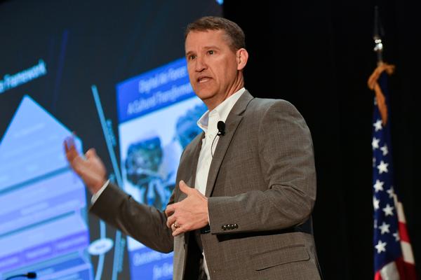 At New Horizons in March, William Marion II, deputy chief information officer, Department of the Air Force, discusses the importance of information technology to the Air Force and what the department is doing to accelerate technology.