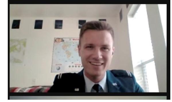 In April, Cadet Noah Jones, USAF, MIT, is the recipient of the General Bernard Schriever Award given to the most outstanding cadet/midshipman among all scholarship awardees this year. 