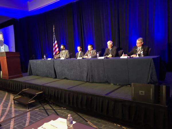 At the October event, the Small Business Panel is led by Steve Song, Space Systems Command, with Larry Couvillon of Canvas, Alonso Segura of Slingshot, Doug Hendrix of ExoAnalytic Solutions and Steve Koeneker of ENSCO.
