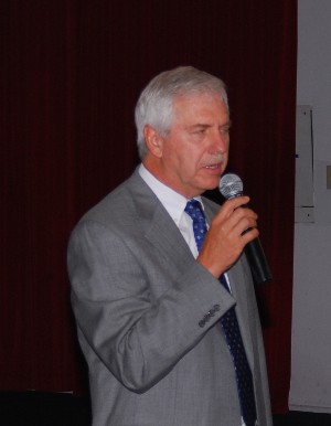 Kenneth B. Heitkamp, assistant Air Force Chief Information Officer for Life-Cycle Management, was the featured presenter at the chapter's July luncheon.