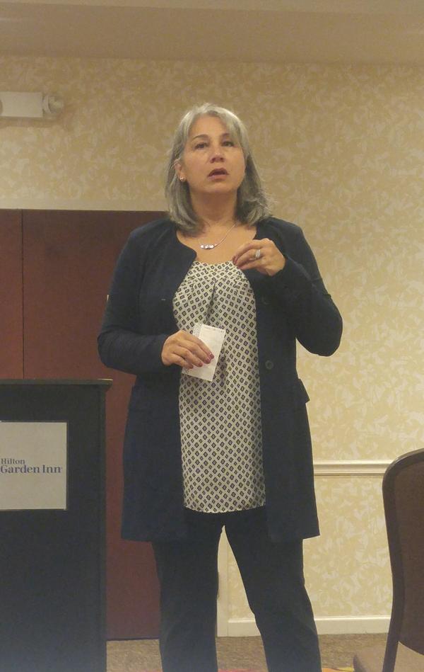 In October, Teresa Macalolooy shares tips for starting a business at the Young AFCEAN breakfast seminar.