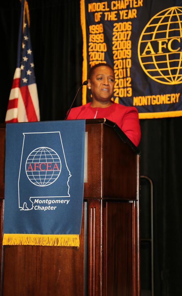 At the August banquet, Miller speaks about how even words such as virus and cloud have taken on new meaning in the ever-changing cyber world.