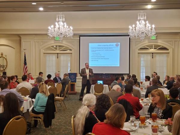 Aldridge discusses "The State of BES" at the November meeting.
