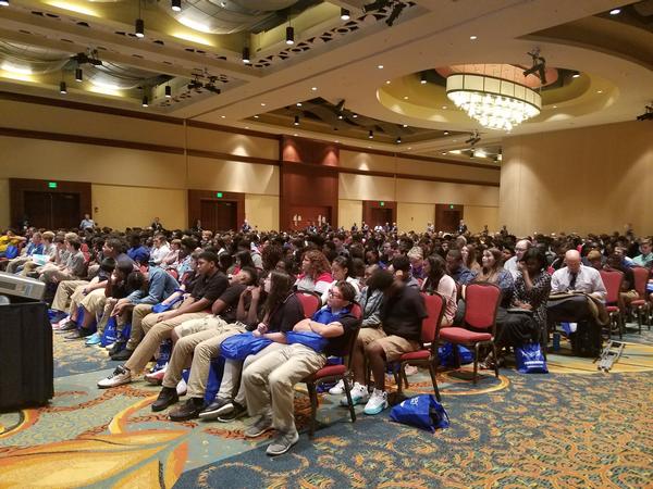 Area students learn about diversity in STEM in August during the chapter's High School Education Day.