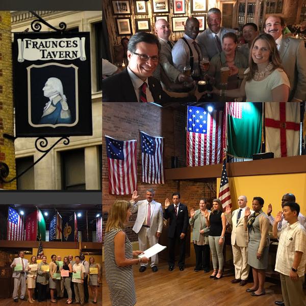 The New York Founders Chapter board meeting took place in July at Fraunces Tavern.