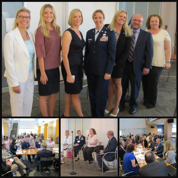 Women in NOVA attendees and distinguished speakers discussed the cloud, human resources transformation and financial accountability at the roundtable in July. 