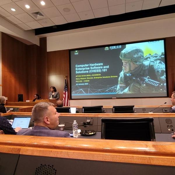 In January, the chapter hosts its Small Business Breakfast with guest speaker Stacy Watson, Enterprise Solutions Division director of Army Computer Hardware, Enterprise Software and Solutions (CHESS).