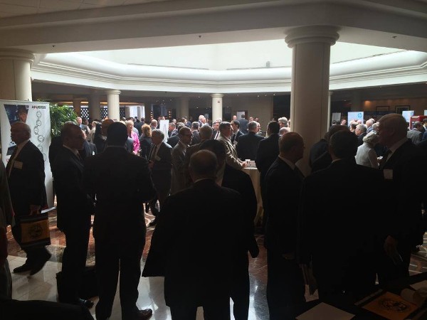 Attendees of the March Army IT Day network prior to a luncheon keynote with Lt. Gen. Mark Bowman, USA, director, command, control, communications and computers/J-6/chief information officer.