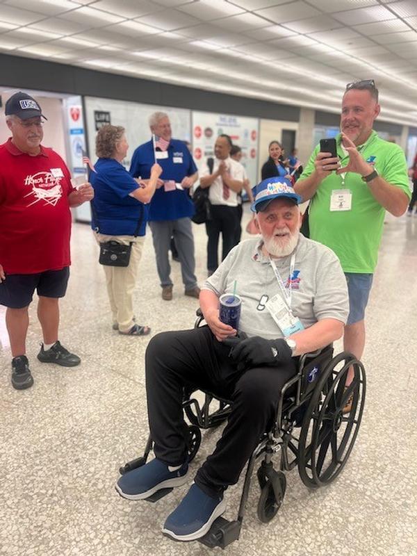 In July, American heroes are celebrated with a full day of remembrance and recognition in Washington, D.C., and met with cheers by the community at Dulles International Airport for their journey home.