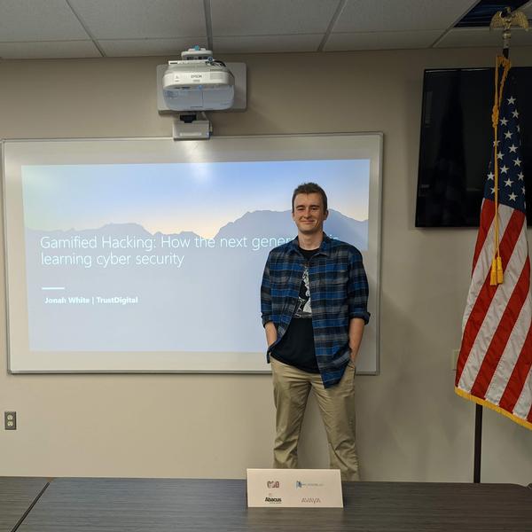 Jonah White with Trust Digital discusses Gamified Hacking at the July meeting.