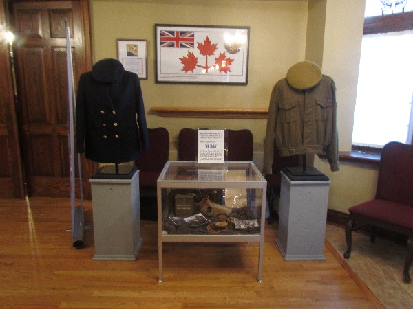 A display at the Military Communications and Electronics Museum in Kingston, the site of the chapter's November luncheon. 