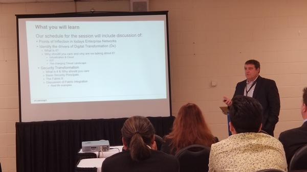 John Little of Fortinet presents 