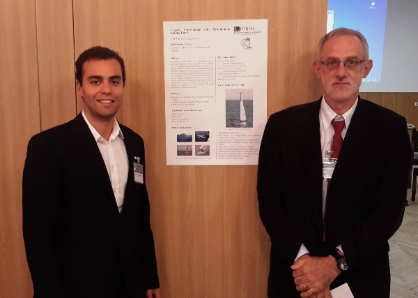 In October, Professor Jose Carlos Alves, club faculty advisor, joins  Valente of the student club at the AFCEA European Student Conference.