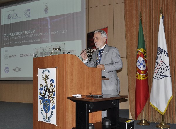 Rear Adm. Mario C. Durao, PRT NA (Ret.), chapter president, speaks at the opening session of the May event.