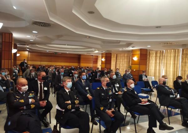 In December, the chapter hosts an event to discuss the cloud and defense at the Casa dell'Aviatore in Rome.