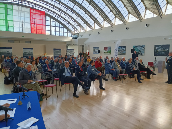In November, the audience listens to the conference overview.