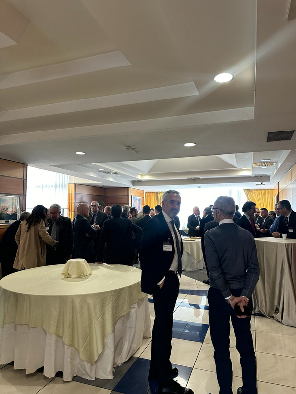 In April, the chapter holds an event at the Casa dell'Aviatore, IAF Officer Club, in Rome.
