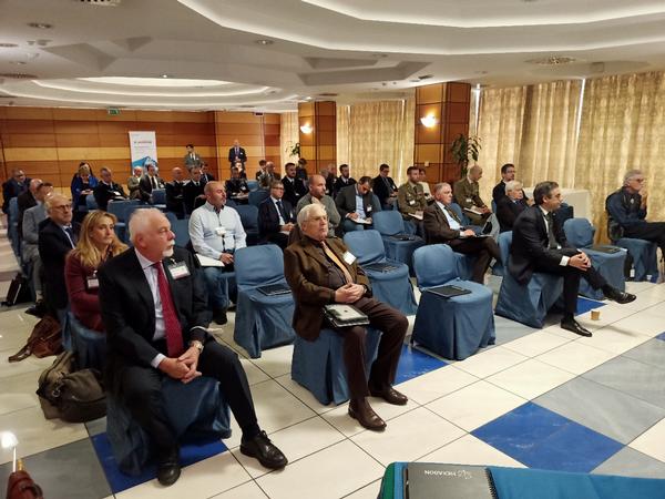 Participants listen as speakers present at the chapter's November 2022 event.