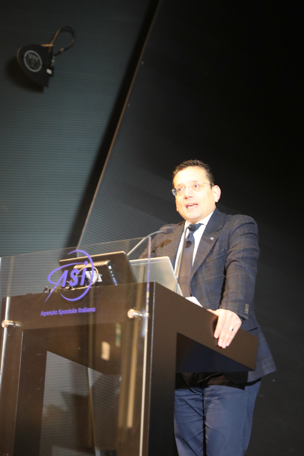 Luca Salamone, ASI, presents at the May conference.