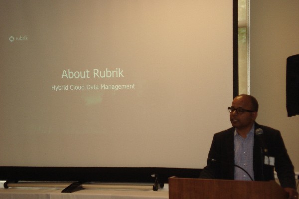 Rubrik CEO Bipul Sinha briefs the chapter in May on how the explosion of big data has transformed the information technology world.