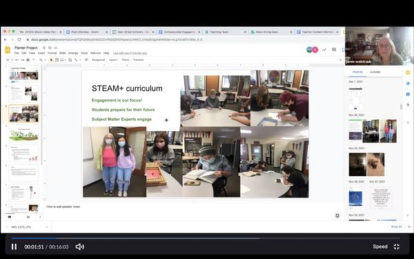 In February, Main Street Scholars receives a STEAM+ grant from the chapter.