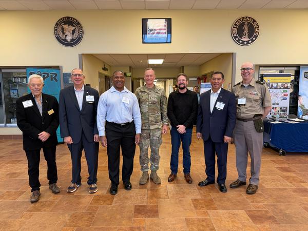 The summit team poses for a photo at the February event.