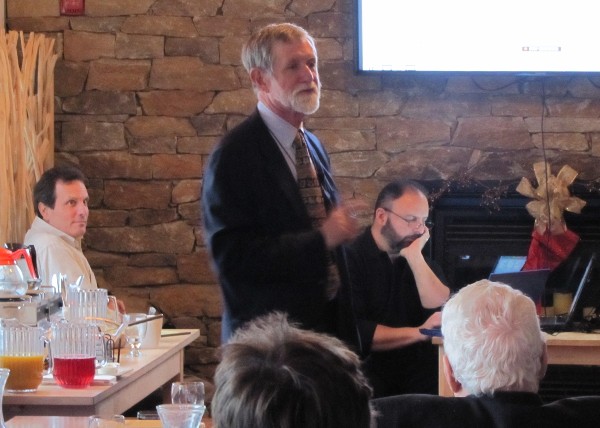 Dr. Tom Gannon from Worcester Polytechnic Institute presents a tutorial to chapter members in December.